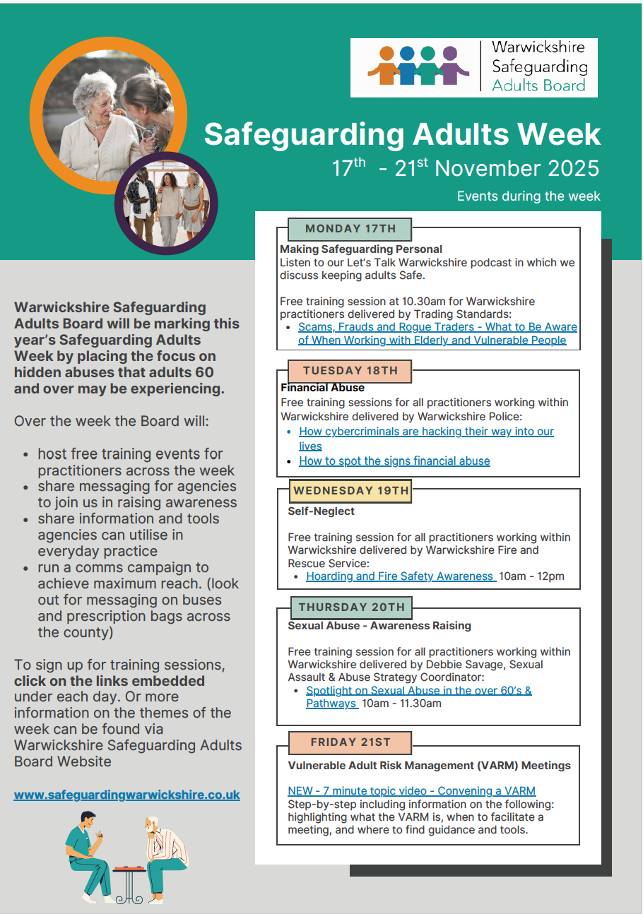 Safeguarding Adults Week 17th - 21st November 2025